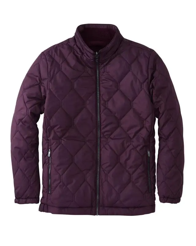 Cotton Traders Reversible Sherpa Jacket in Purple, 100% Polyester