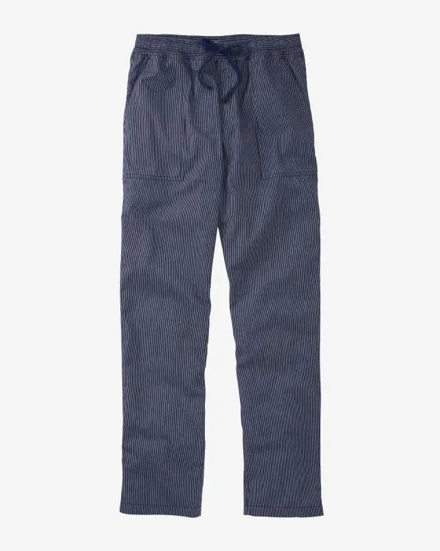 Cotton Traders Cotton Pull On Trousers in Navy, 100% Cotton