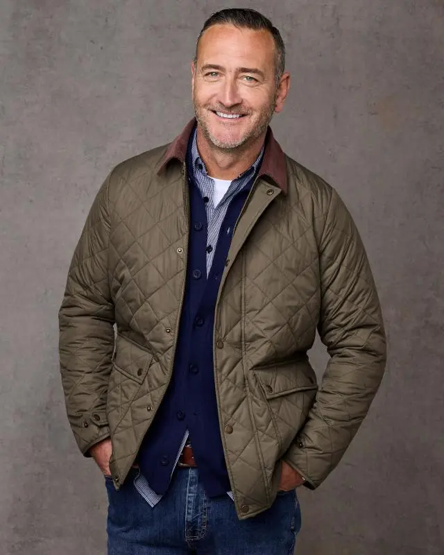 Cotton Traders Cartmel Quilted Jacket in Green, 100% Polyester