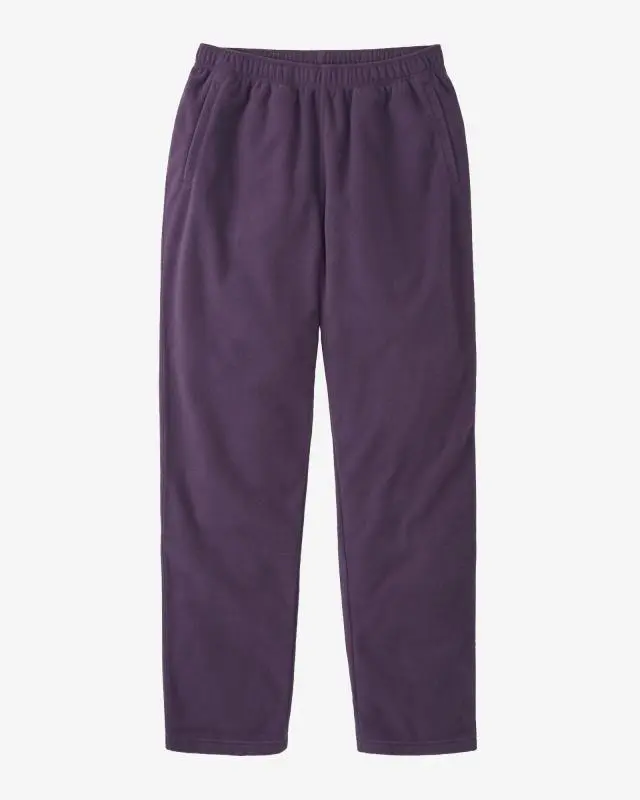 Cotton Traders Microfleece Trousers in Purple, Polyester