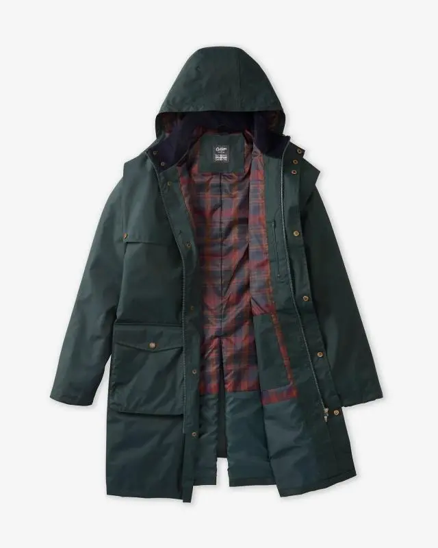 Cotton Traders 40" Windermere Coat in Green, 100% Polyester