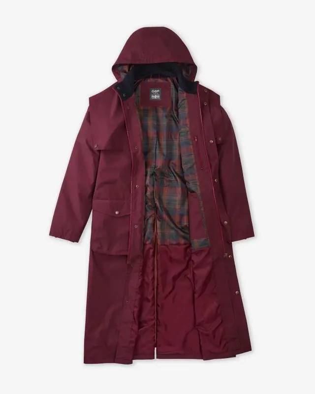 Cotton Traders 50" Windermere Coat in Brown, 100% Polyester