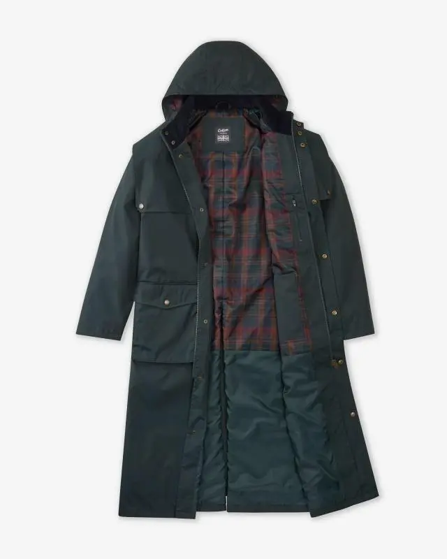 Cotton Traders 50" Windermere Coat in Green, 100% Polyester