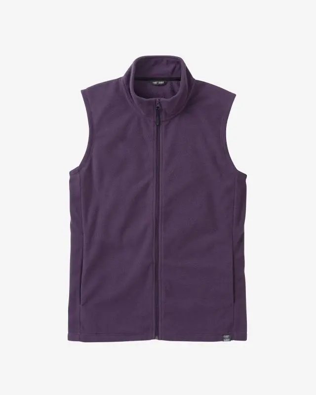 Cotton Traders Microfleece Gilet in Purple, Polyester