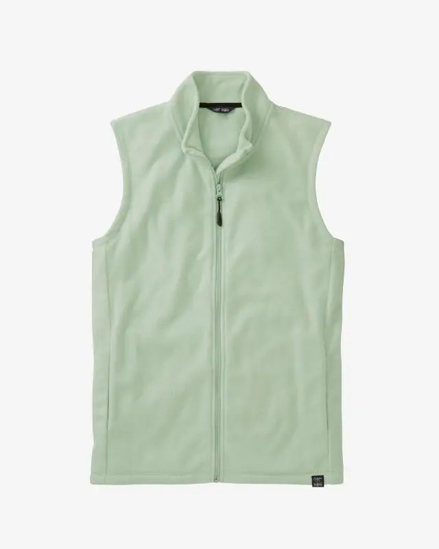 Cotton Traders Microfleece Gilet in Green, Polyester