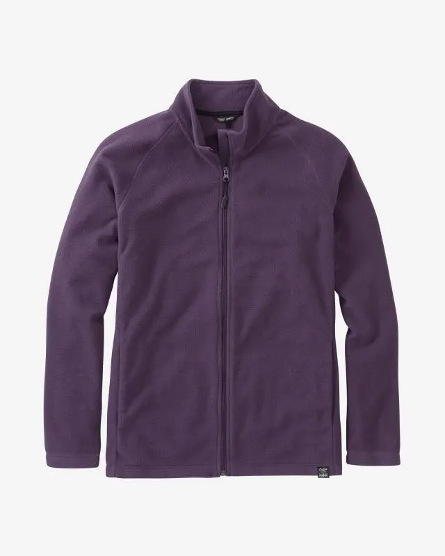 Cotton Traders Microfleece Jacket in Purple, Polyester
