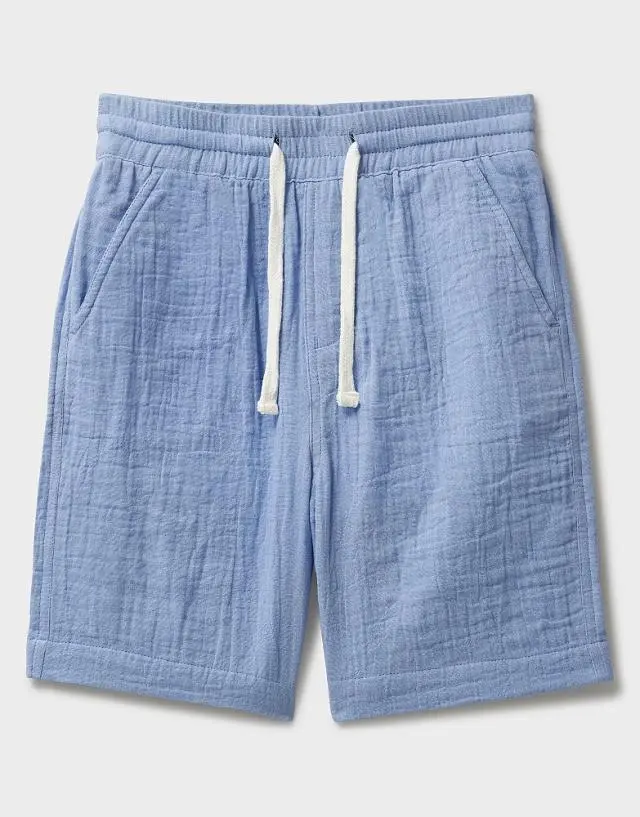 Crew Clothing Cotton Shorts in Dusk Blue