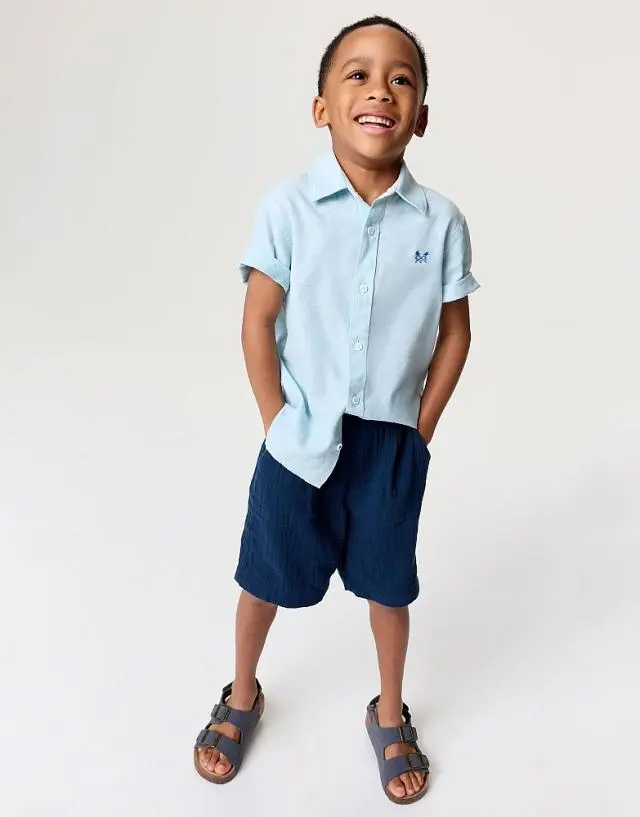Crew Clothing Cotton Shorts in Dark Navy