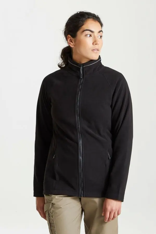 Craghoppers Women's 'Expert Miska 200' Fleece Jacket in Black | Size: 10