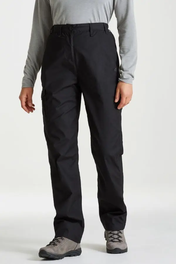 Craghoppers Women's 'Expert Kiwi' Trousers in Black 