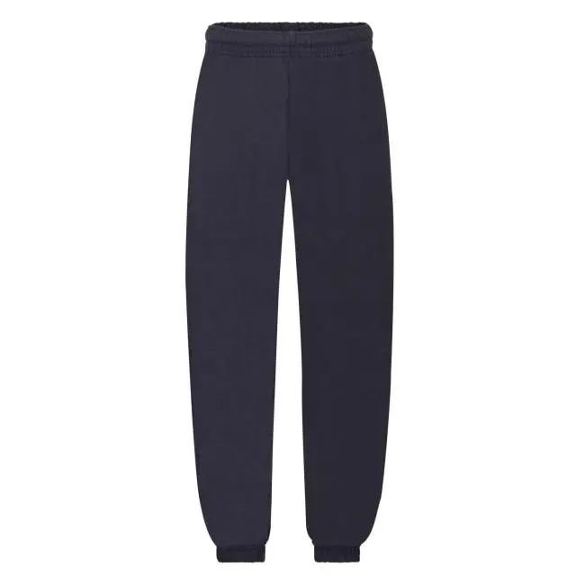Fruit of the Loom Premium Plain Jogging Bottoms in Mid Navy 