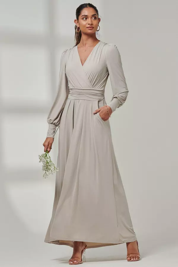 Giulia Long Sleeve Maxi Dress