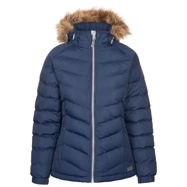 Trespass Women's Nadina Waterproof Padded Jacket in Navy 