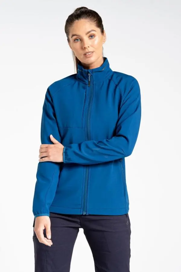 Craghoppers Women's 'Expert Basecamp' Softshell Jacket in Blue | Size: 8