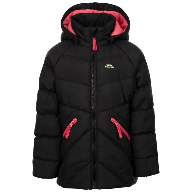 Trespass Annah Padded Jacket in Black | Size: 9-10 Years