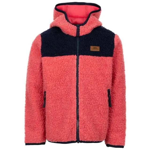 Trespass Lindenn Fleece Jacket in Dark Pink 