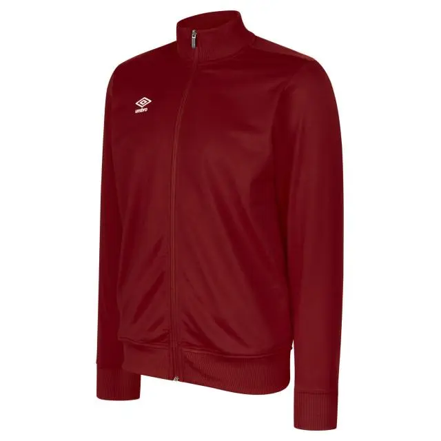 Umbro Boy's Club Essential Jacket in Burgundy 