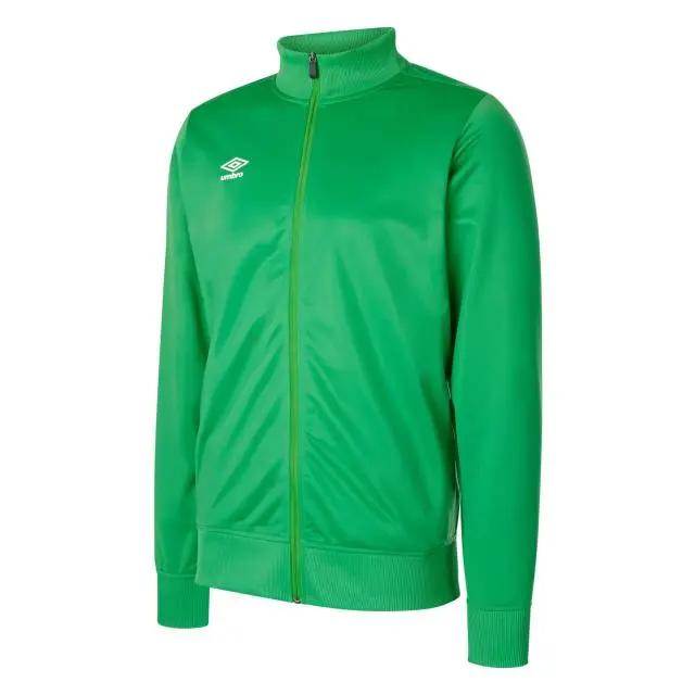 Umbro Boy's Club Essential Jacket in Emerald 