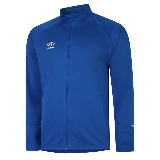 Umbro Total Training Knitted Track Jacket in Mid Blue 
