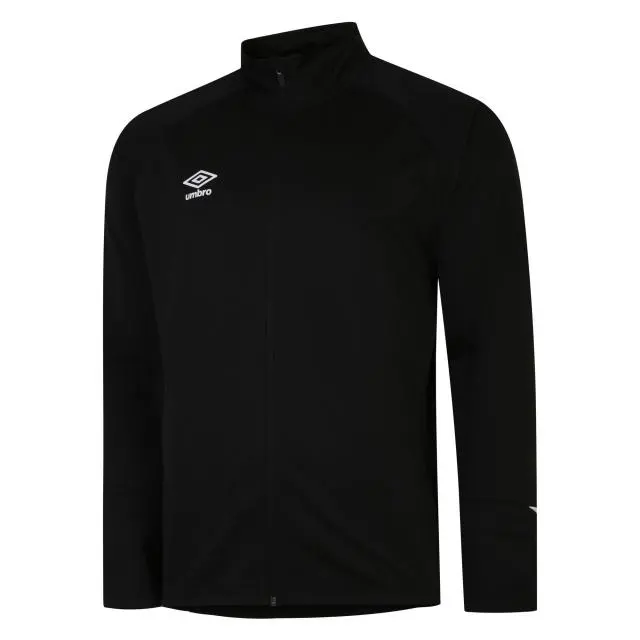Umbro Total Training Knitted Track Jacket in Black 