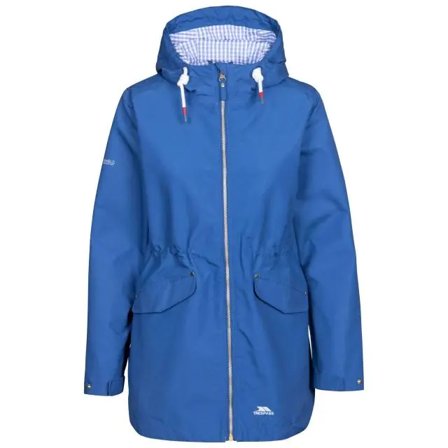 Trespass Women's Finch TP50 Waterproof Jacket in Mid Blue | Size: Medium