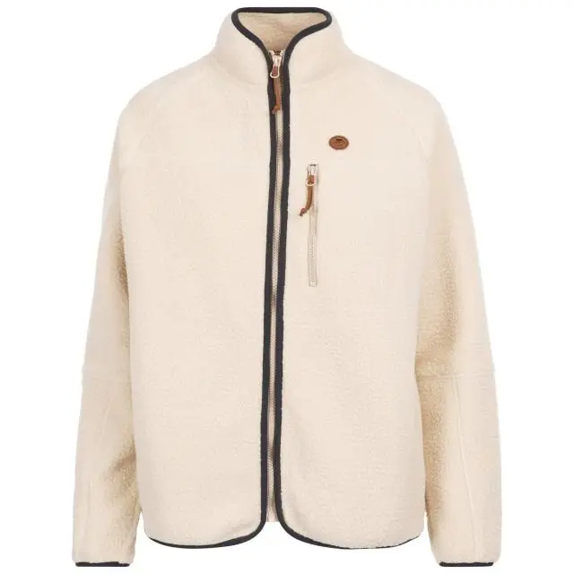 Quake Leather Trim Fleece Jacket