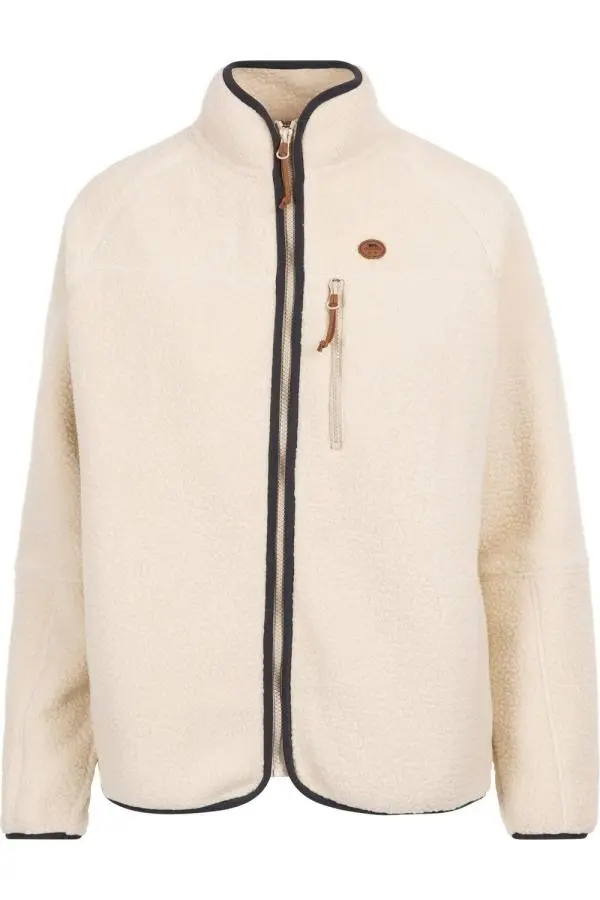 Quake Leather Trim Fleece Jacket