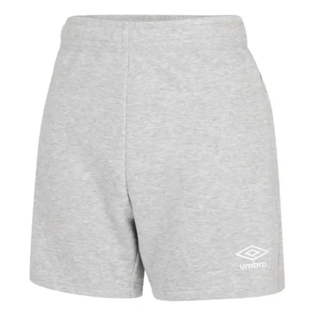 Umbro Women's Club Leisure Shorts in Pale Grey 