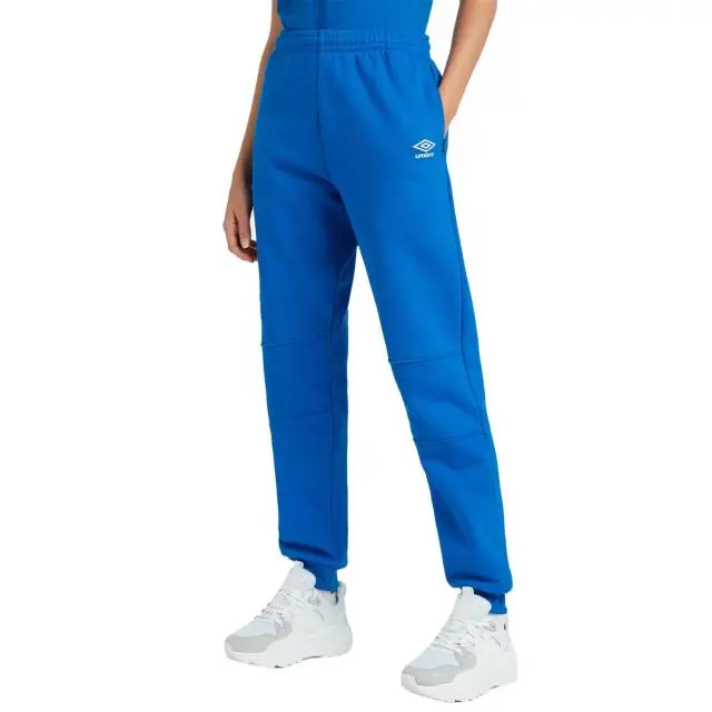Umbro Women's Club Leisure Jogging Bottoms in Mid Blue 
