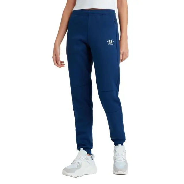 Umbro Women's Club Leisure Jogging Bottoms in Navy 