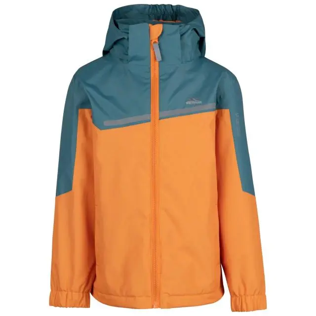 Trespass Boy's Submerged Waterproof Jacket in Orange | Size: 7-8 Years