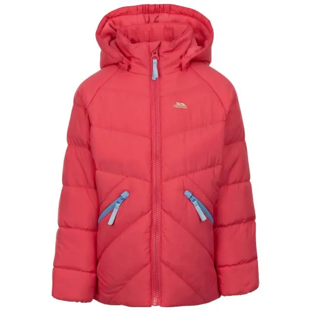 Trespass Annah Padded Jacket in Dark Pink | Size: 11-12 Years