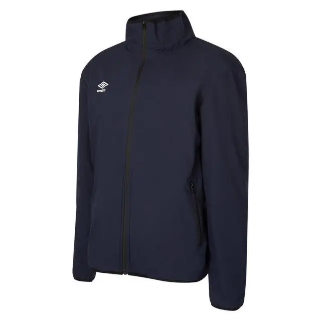 Umbro Boy's Club Essential Bonded Jacket in Dark Navy 