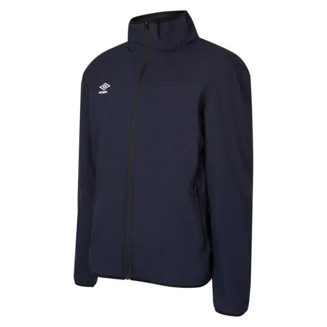 Umbro Boy's Club Essential Bonded Jacket in Dark Navy 