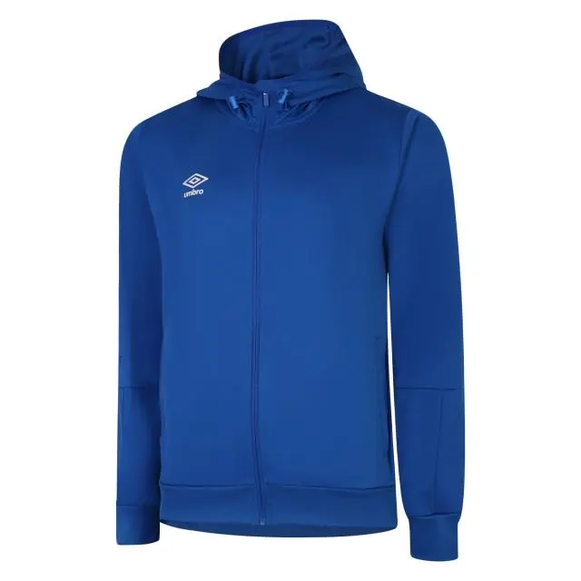 Umbro Total Training Knitted Hoodie in Mid Blue 