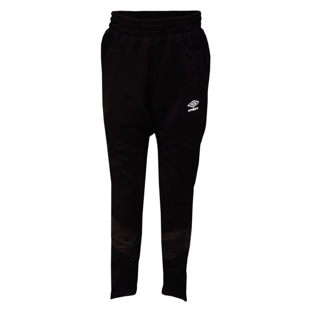 Umbro Boy's Maxium Tapered Jogging Bottoms in Black 