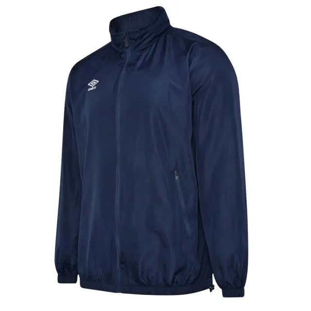 Umbro Boy's Club Essential Light Waterproof Jacket in Dark Navy 