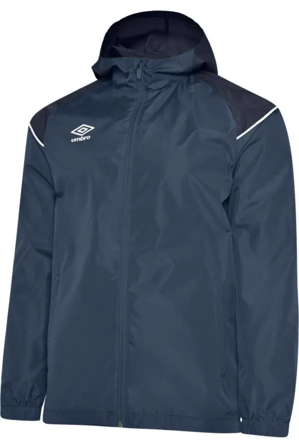Umbro Hooded Waterproof Jacket in Dark Navy | Size: 9-10 Years