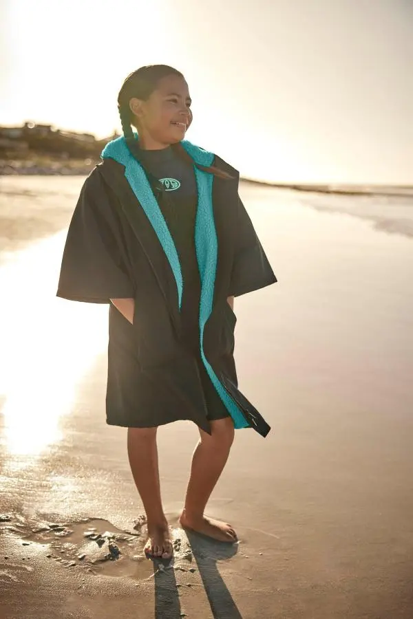 Animal 'Misty' Waterproof Breathable Borg Lined Full Zip Hooded Beach Parka in Black 