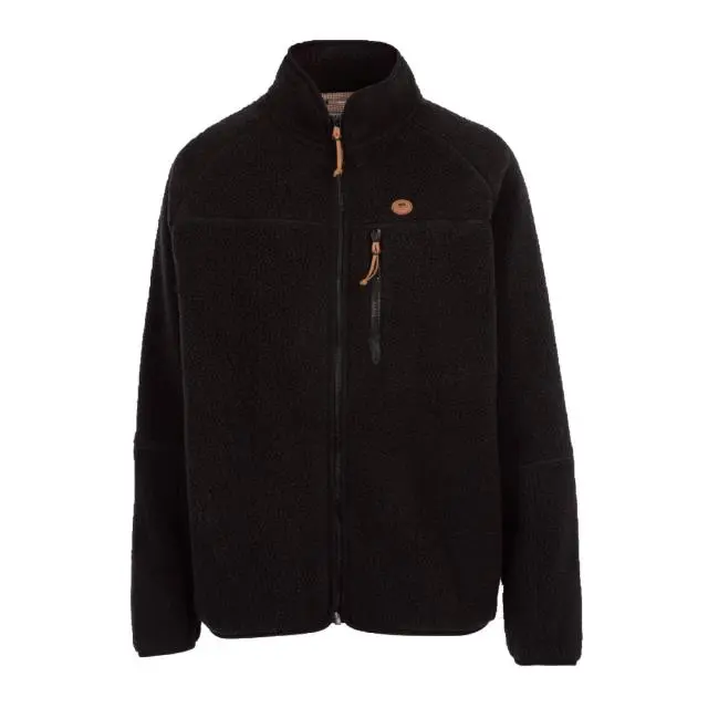 Trespass Women's Quake Leather Trim Fleece Jacket in Black 