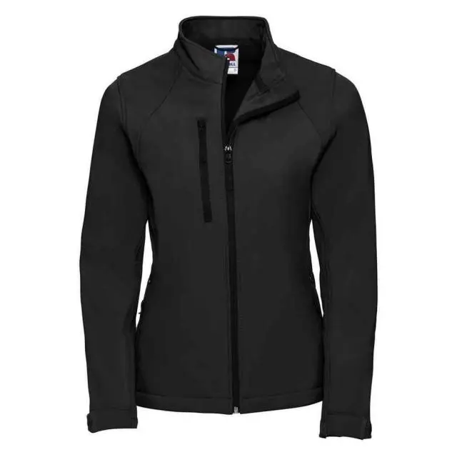 Russell Women's 3 Layer Soft Shell Jacket in Black 
