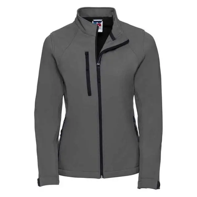 Russell Women's 3 Layer Soft Shell Jacket in Dark Grey 