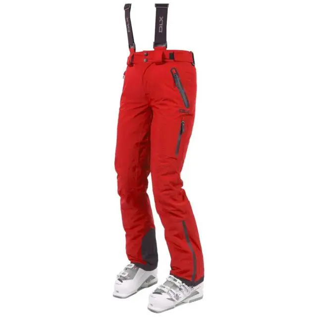 Trespass Women's Marisol II DLX Waterproof Ski Trousers in Red | Size: XL