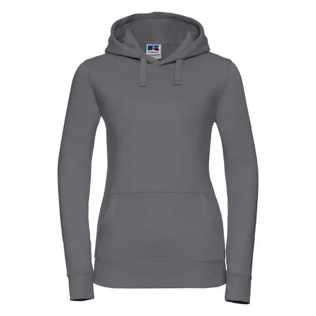 Russell Women's Authentic Hoodie in Grey | Size: 14