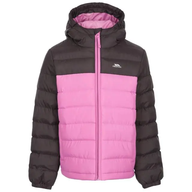 Trespass Oskar Padded Jacket in Pink | Size: 7-8 Years