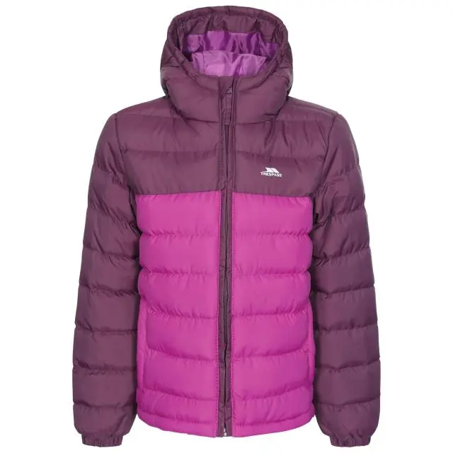 Trespass Oskar Padded Jacket in Purple | Size: 5-6 Years