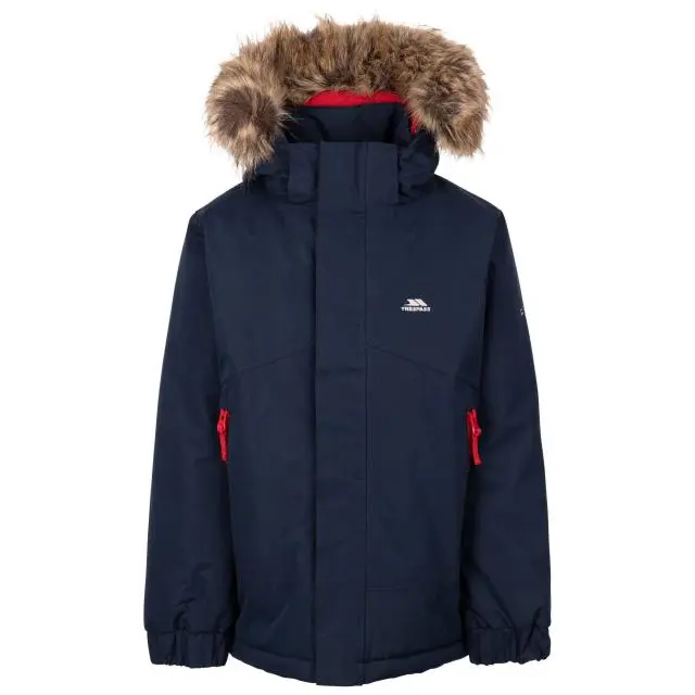Trespass Wyald Waterproof Jacket in Navy | Size: 5-6 Years