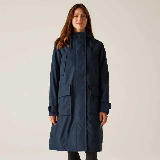 'Orla Kiely' Longline Waterproof Jacket