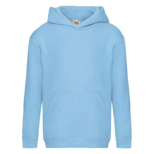 Fruit of the Loom Premium Hooded Sweatshirt in Blue 
