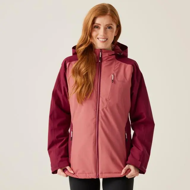 Regatta Women's 'Highton Stretch IV' Padded Jacket in Dark Red | Size: 12